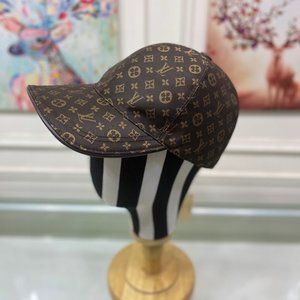 Louis Vuitton Brown Lao Flower Baseball Hat Sun Grand Men and Women Same